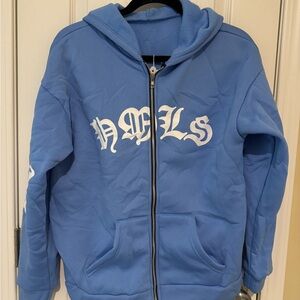 Women's Blue Varsity Style Jacket